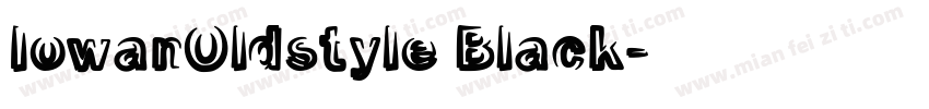 IowanOldstyle Black字体转换